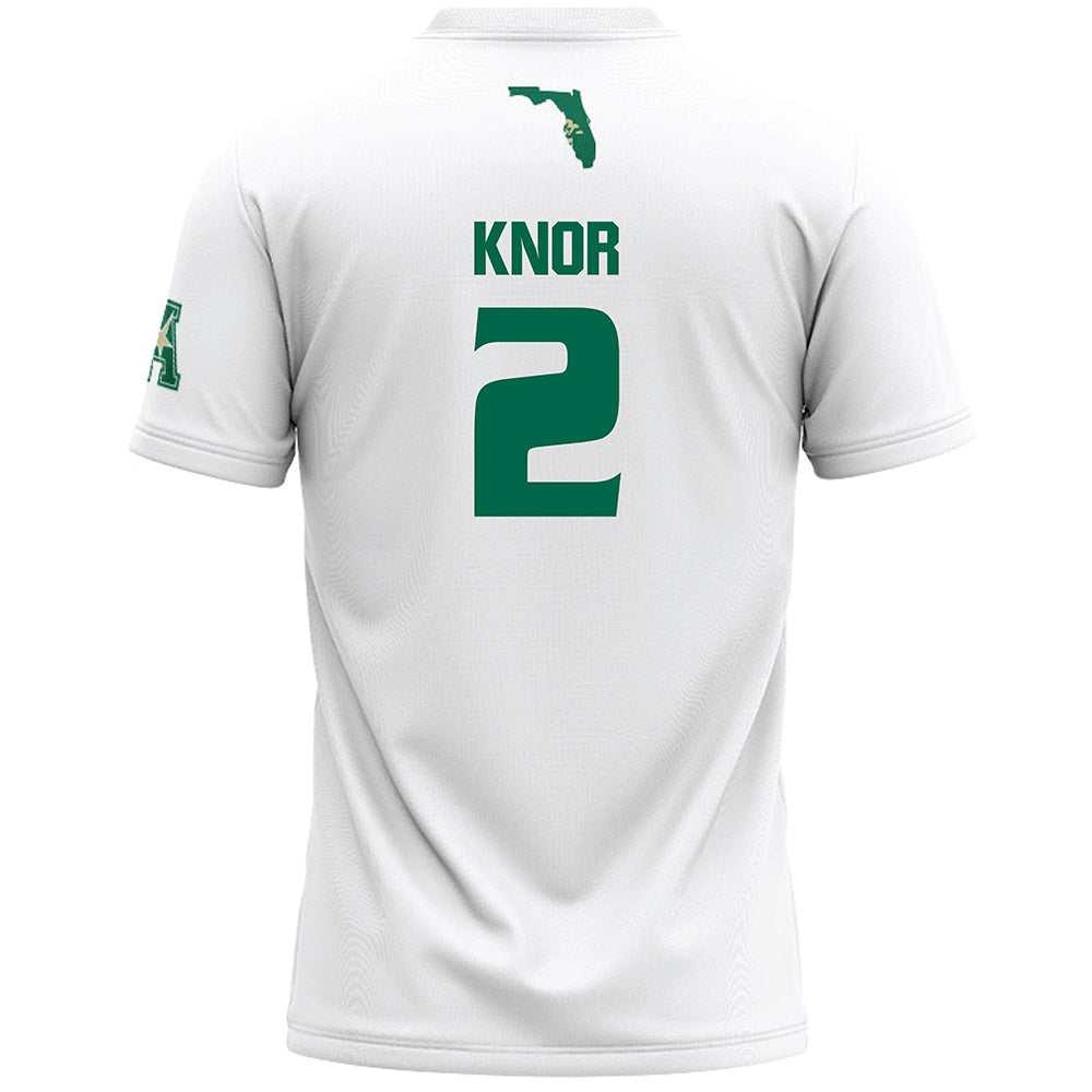 USF - NCAA Women's Lacrosse : Ansley Knor - White Lacrosse Jersey -1