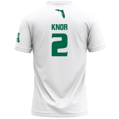 USF - NCAA Women's Lacrosse : Ansley Knor - White Lacrosse Jersey -1