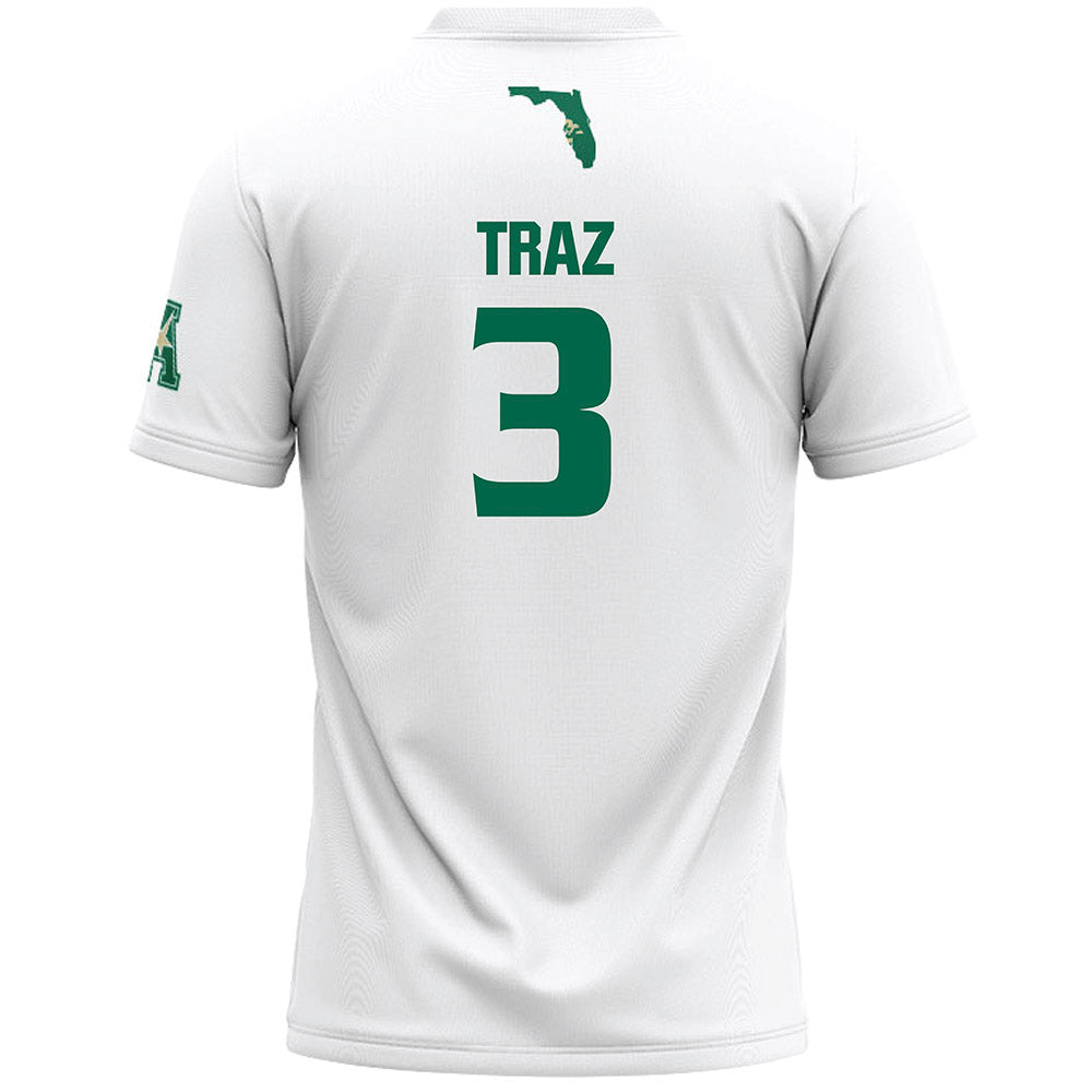 USF - NCAA Women's Lacrosse : Elle Traz - White Lacrosse Jersey -1