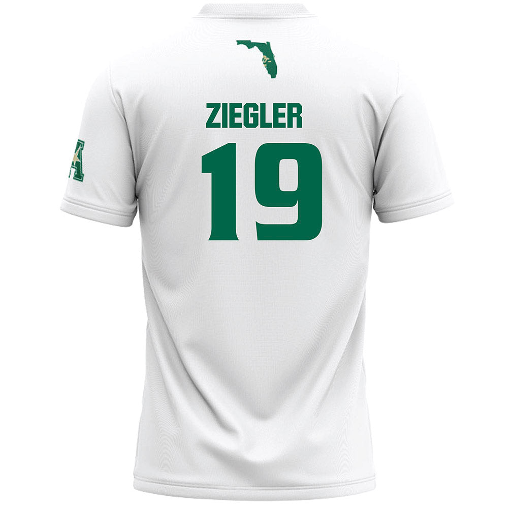 USF - NCAA Women's Lacrosse : Kennedy Ziegler - White Lacrosse Jersey -1