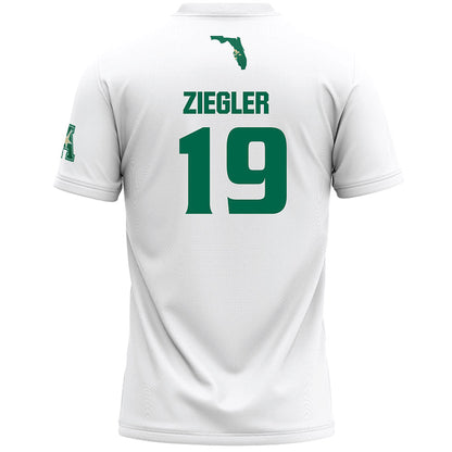 USF - NCAA Women's Lacrosse : Kennedy Ziegler - White Lacrosse Jersey -1