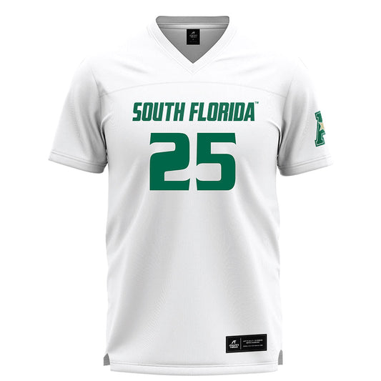 USF - NCAA Women's Lacrosse : Morgan Zimmerman - White Lacrosse Jersey -0