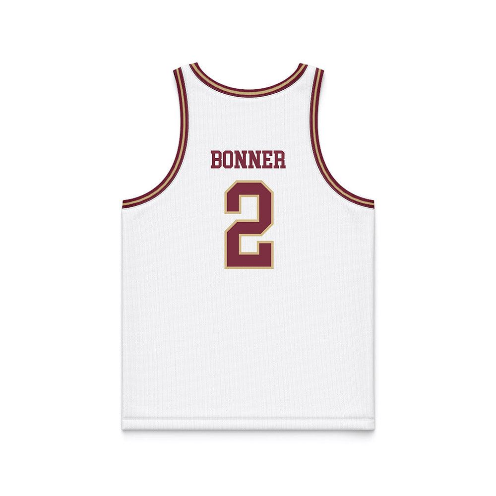 FSU - NCAA Women's Basketball : Amaya Bonner - White Basketball Jersey-1