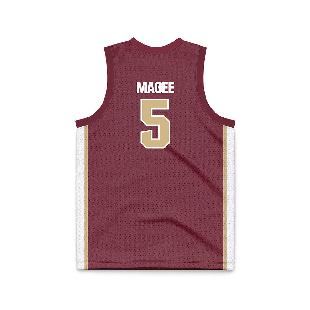 FSU - NCAA Men's Basketball : Kobe MaGee - Garnet Basketball Jersey-1