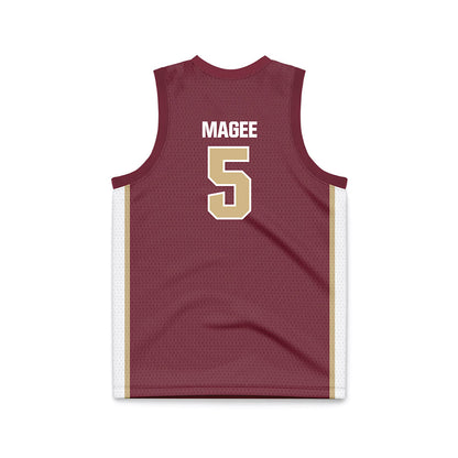 FSU - NCAA Men's Basketball : Kobe MaGee - Garnet Basketball Jersey-1