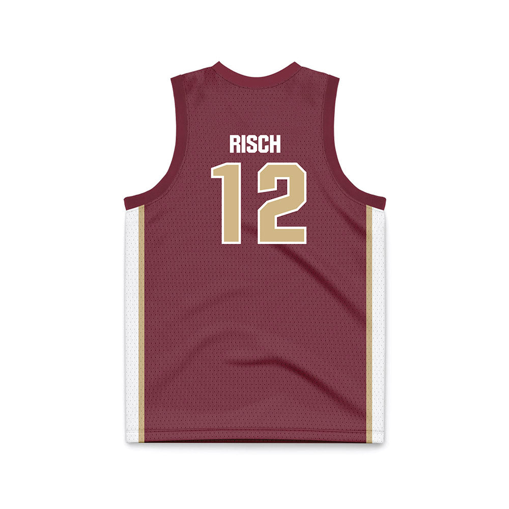 FSU - NCAA Women's Basketball : Emma Risch - Garnet Basketball Jersey-1