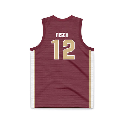 FSU - NCAA Women's Basketball : Emma Risch - Garnet Basketball Jersey-1