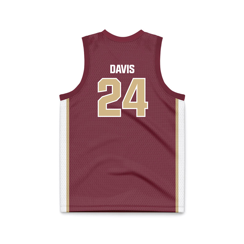 FSU - NCAA Women's Basketball : Pania Davis - Garnet Basketball Jersey-1
