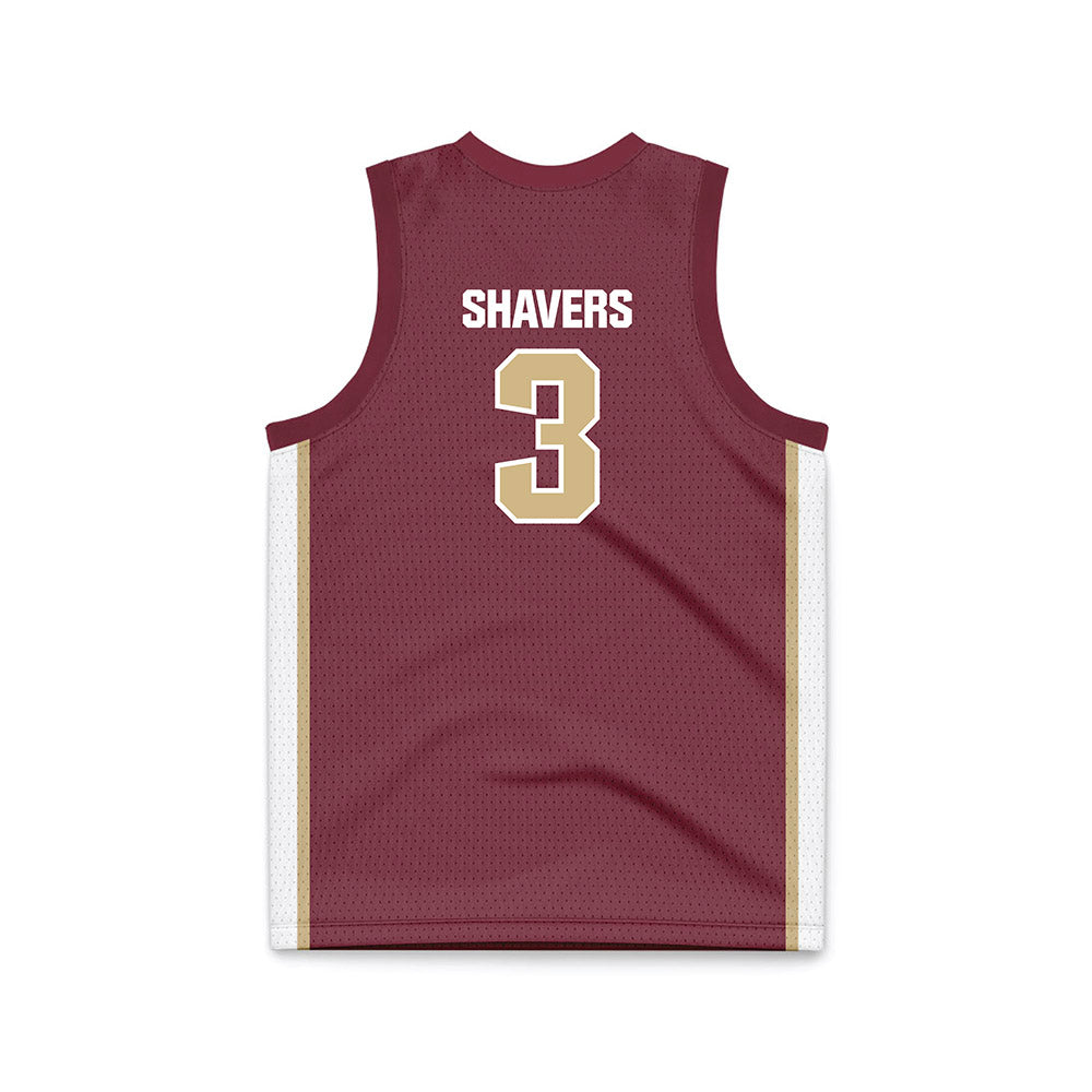 FSU - NCAA Women's Basketball : Jasmine Shavers - Garnet Basketball Jersey-1