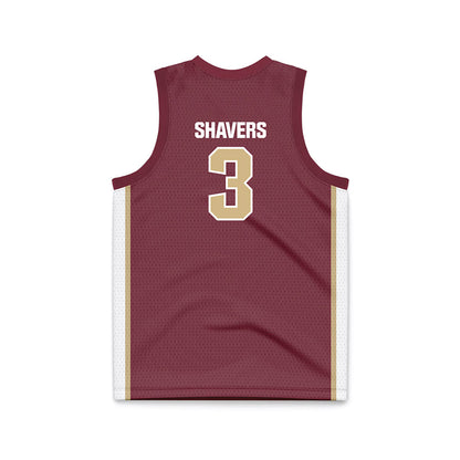 FSU - NCAA Women's Basketball : Jasmine Shavers - Garnet Basketball Jersey-1