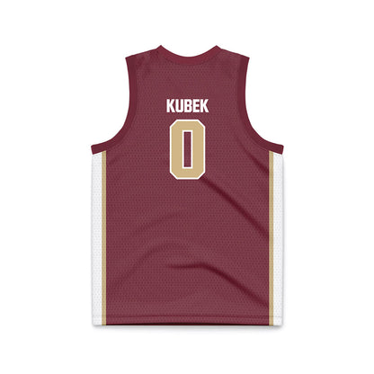 FSU - NCAA Women's Basketball : Allorie Kubek - Garnet Basketball Jersey-1