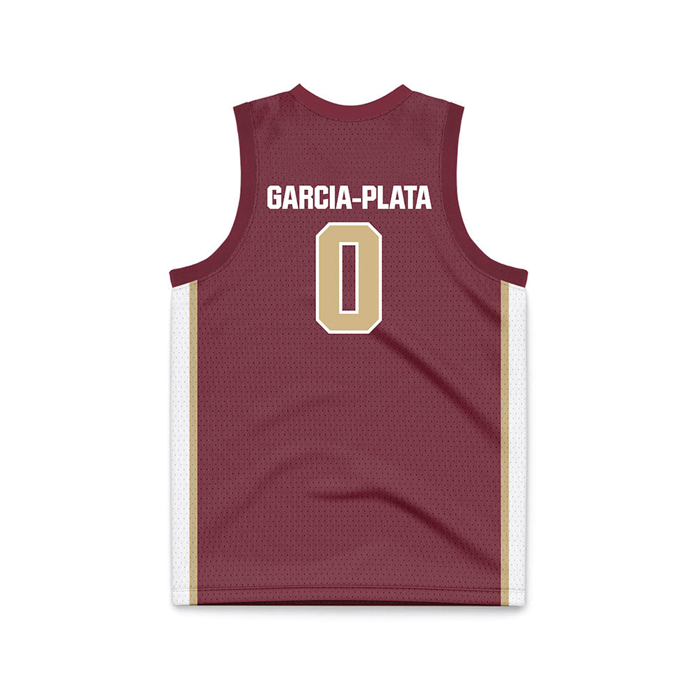 FSU - NCAA Men's Basketball : Maximo Garcia-Plata - Garnet Basketball Jersey-1