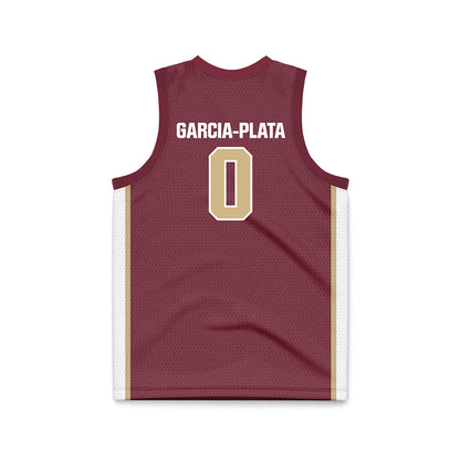 FSU - NCAA Men's Basketball : Maximo Garcia-Plata - Garnet Basketball Jersey-1