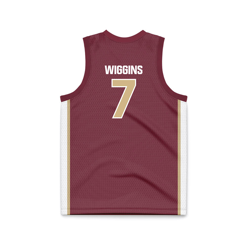 FSU - NCAA Men's Basketball : Chauncey Wiggins - Garnet Basketball Jersey-1