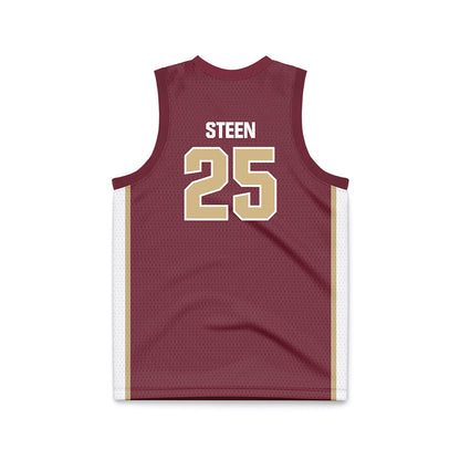 FSU - NCAA Men's Basketball : Alex Steen - Garnet Basketball Jersey-1