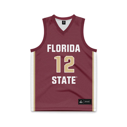 FSU - NCAA Women's Basketball : Emma Risch - Garnet Basketball Jersey-0