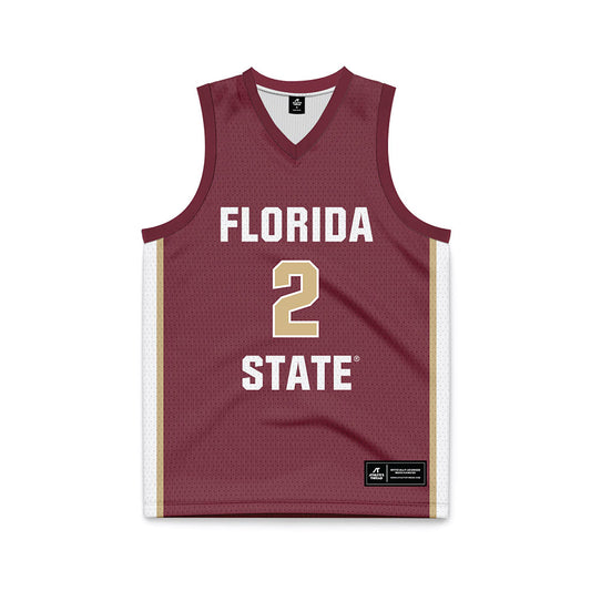 FSU - NCAA Men's Basketball : Cam Miles - Garnet Basketball Jersey-0