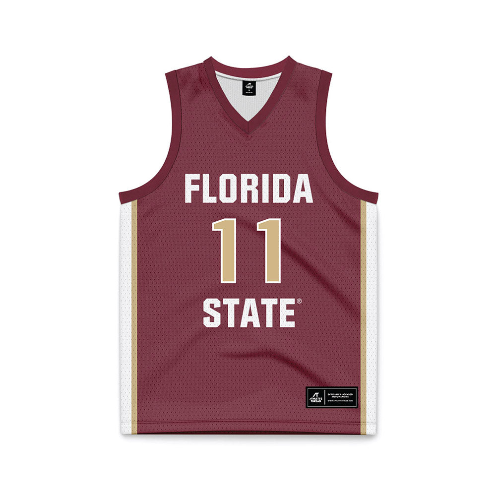 FSU - NCAA Women's Basketball : Sydney Bowles - Garnet Basketball Jersey-0