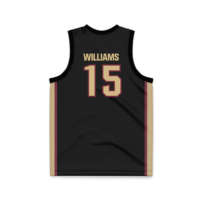 FSU - NCAA Women's Basketball : Sole Williams - Black Basketball Jersey-1