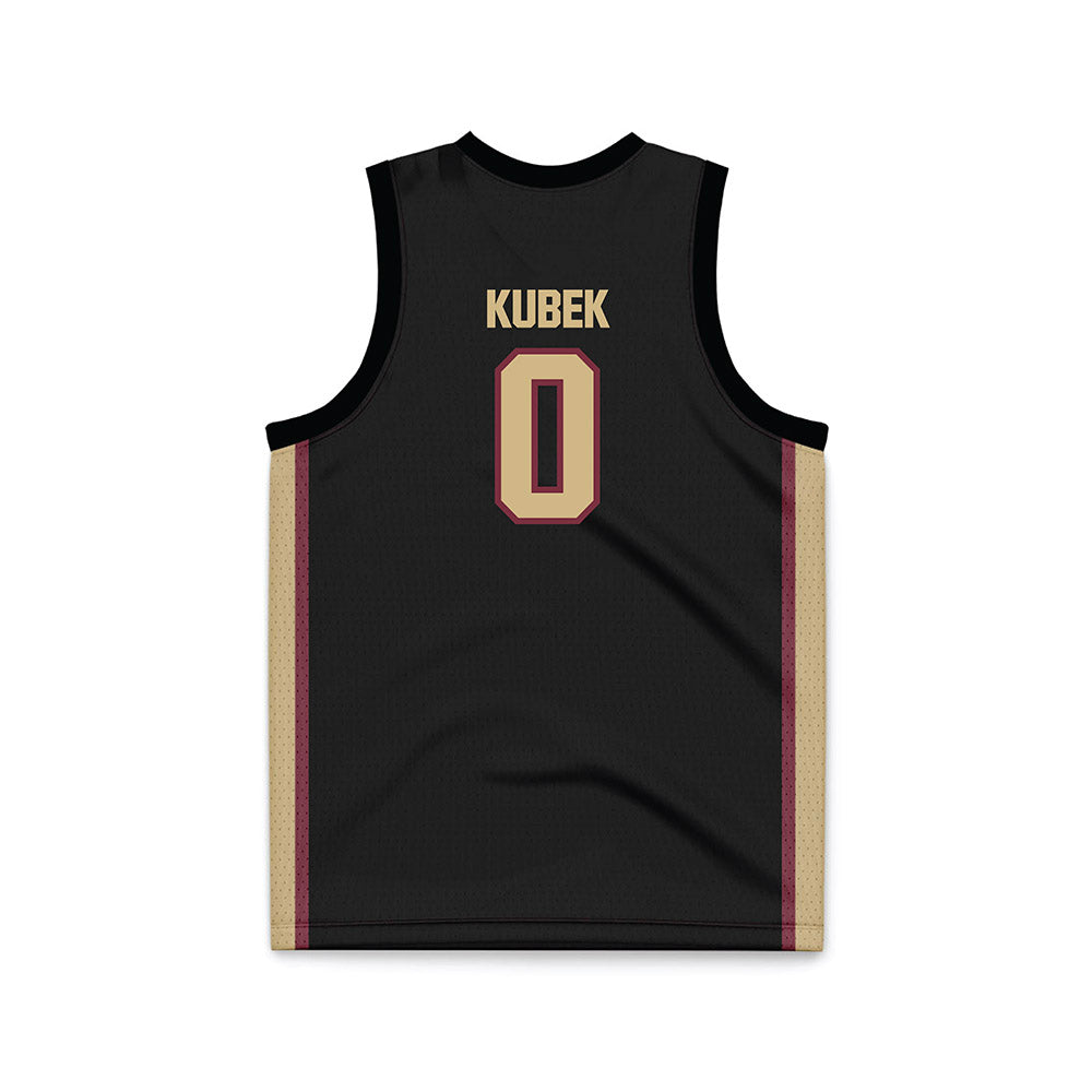 FSU - NCAA Women's Basketball : Allie Kubek - Black Basketball Jersey-1