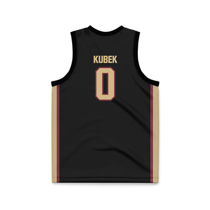 FSU - NCAA Women's Basketball : Allie Kubek - Black Basketball Jersey-1