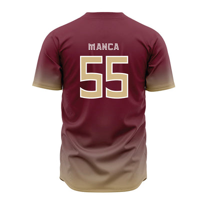 FSU - NCAA Baseball : Payton Manca - Garnet Jersey-1