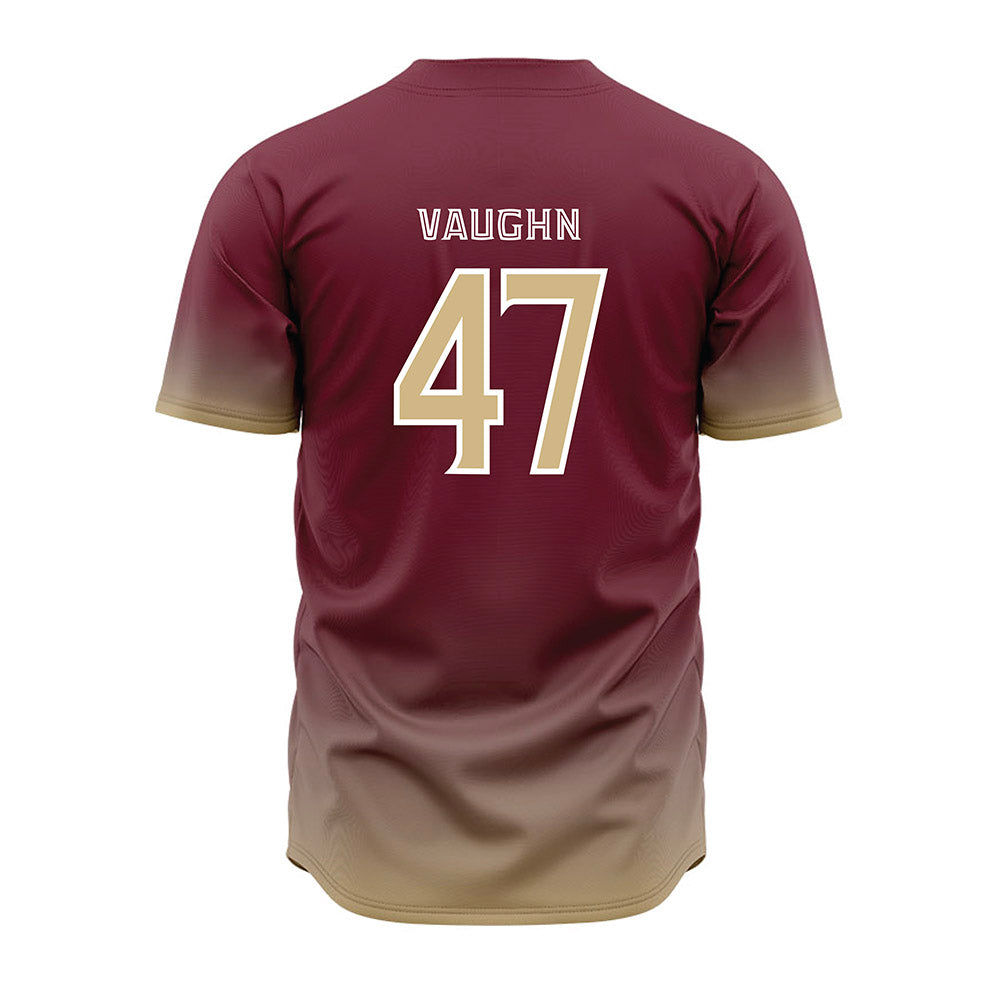 FSU - NCAA Baseball : Rhett Vaughn - Garnet Jersey-1