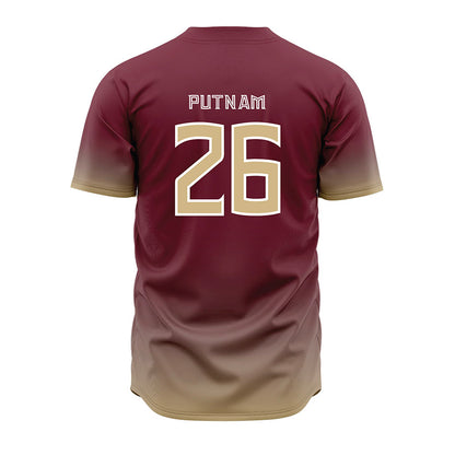 FSU - NCAA Baseball : Eli Putnam - Garnet Jersey-1