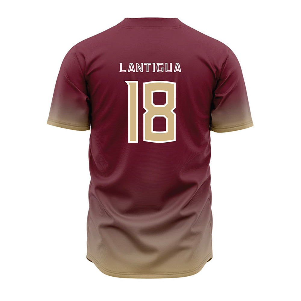 FSU - NCAA Baseball : Emmanuel Lantigua - Garnet Jersey-1