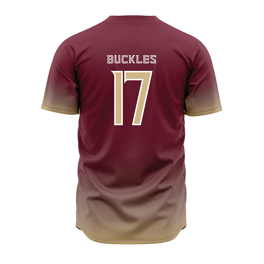 FSU - NCAA Baseball : Charlie Buckles - Garnet Jersey-1