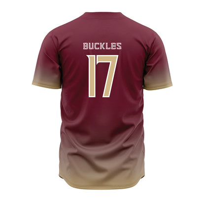 FSU - NCAA Baseball : Charlie Buckles - Garnet Jersey-1
