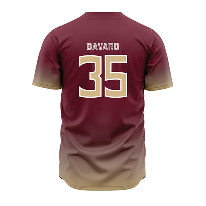 FSU - NCAA Baseball : Will Bavaro - Garnet Jersey-1