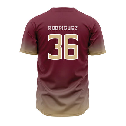 FSU - NCAA Baseball : Mookie Rodriguez - Garnet Jersey-1