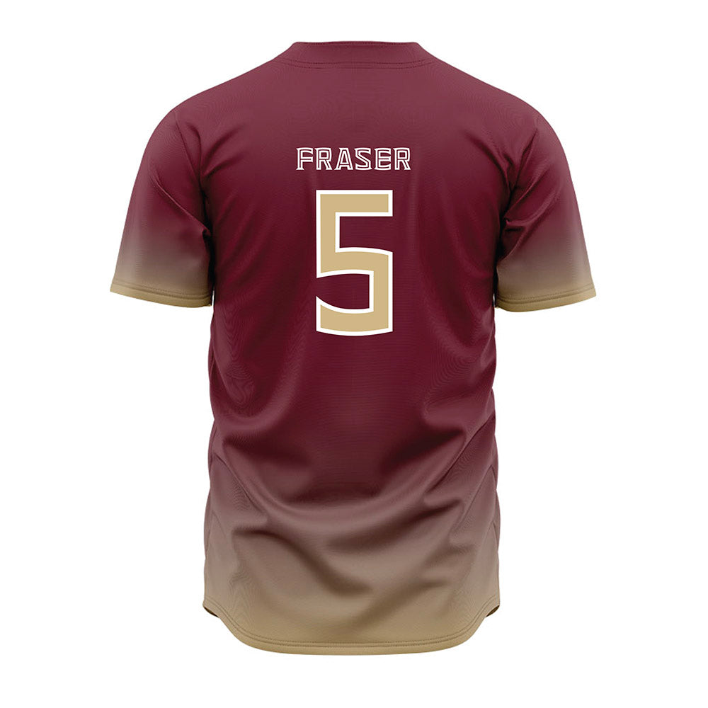 FSU - NCAA Baseball : Gabe Fraser - Garnet Jersey-1