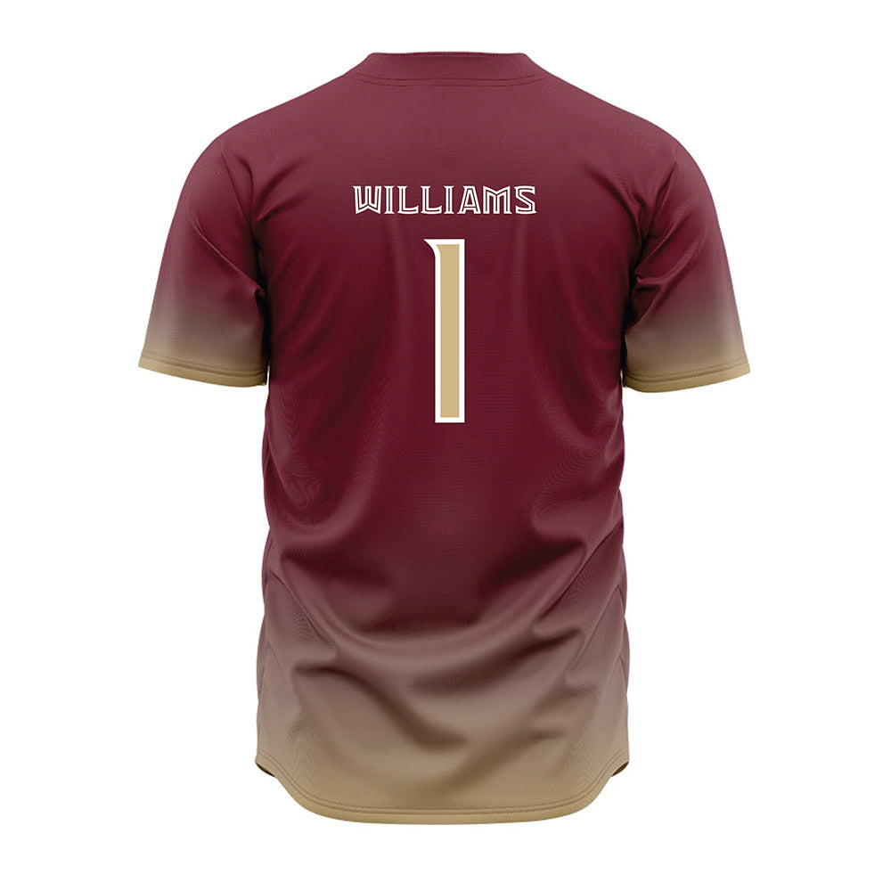 FSU - NCAA Baseball : Chase Williams - Garnet Jersey-1