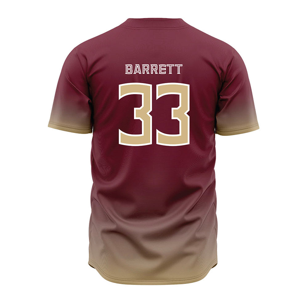FSU - NCAA Baseball : Ben Barrett - Garnet Jersey-1