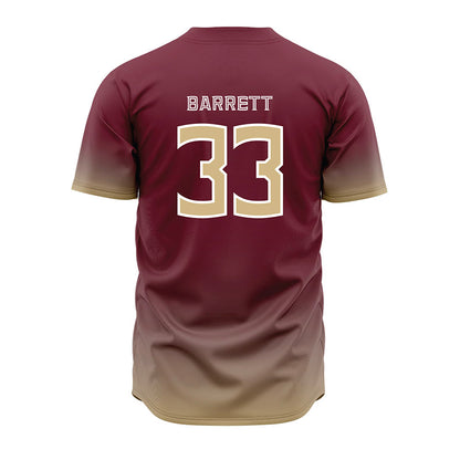 FSU - NCAA Baseball : Ben Barrett - Garnet Jersey-1