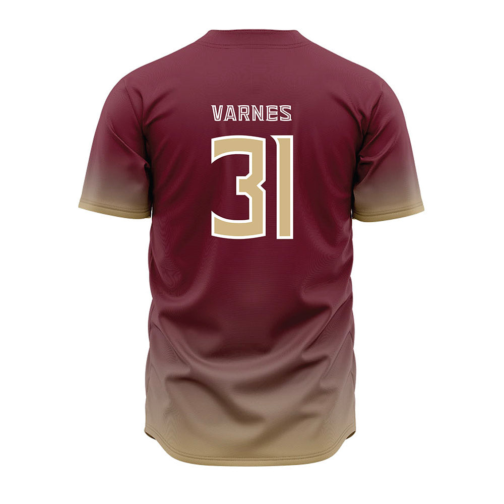 FSU - NCAA Baseball : Braxton Varnes - Garnet Jersey-1