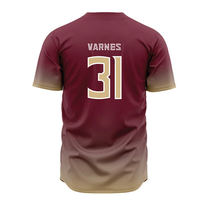 FSU - NCAA Baseball : Braxton Varnes - Garnet Jersey-1