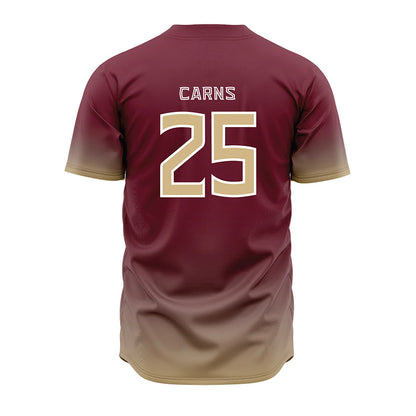 FSU - NCAA Baseball : Hunter Carns - Garnet Jersey-1