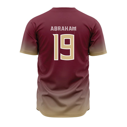 FSU - NCAA Baseball : John Abraham - Garnet Jersey-1