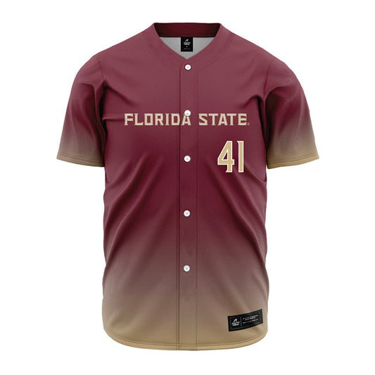 FSU - NCAA Baseball : Chris Knier - Garnet Jersey-0