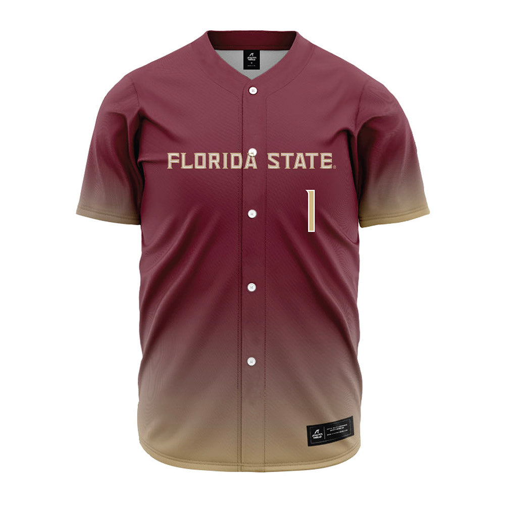 FSU - NCAA Baseball : Chase Williams - Garnet Jersey-0