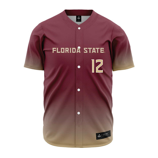 FSU - NCAA Baseball : Myles Bailey - Garnet Jersey-0