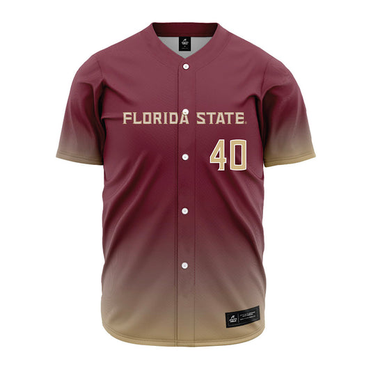 FSU - NCAA Baseball : Joe Charles - Garnet Jersey-0