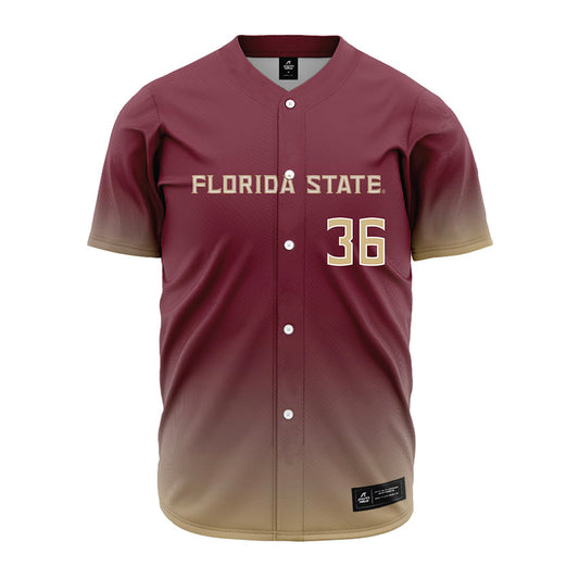 FSU - NCAA Baseball : Mookie Rodriguez - Garnet Jersey-0