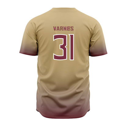 FSU - NCAA Baseball : Braxton Varnes - Cream Jersey-1