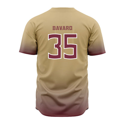 FSU - NCAA Baseball : Will Bavaro - Cream Jersey-1