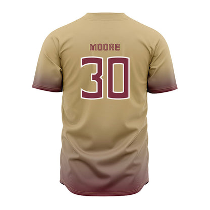 FSU - NCAA Baseball : Bryson Moore - Cream Jersey-1