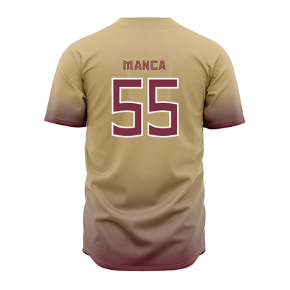 FSU - NCAA Baseball : Payton Manca - Cream Jersey-1